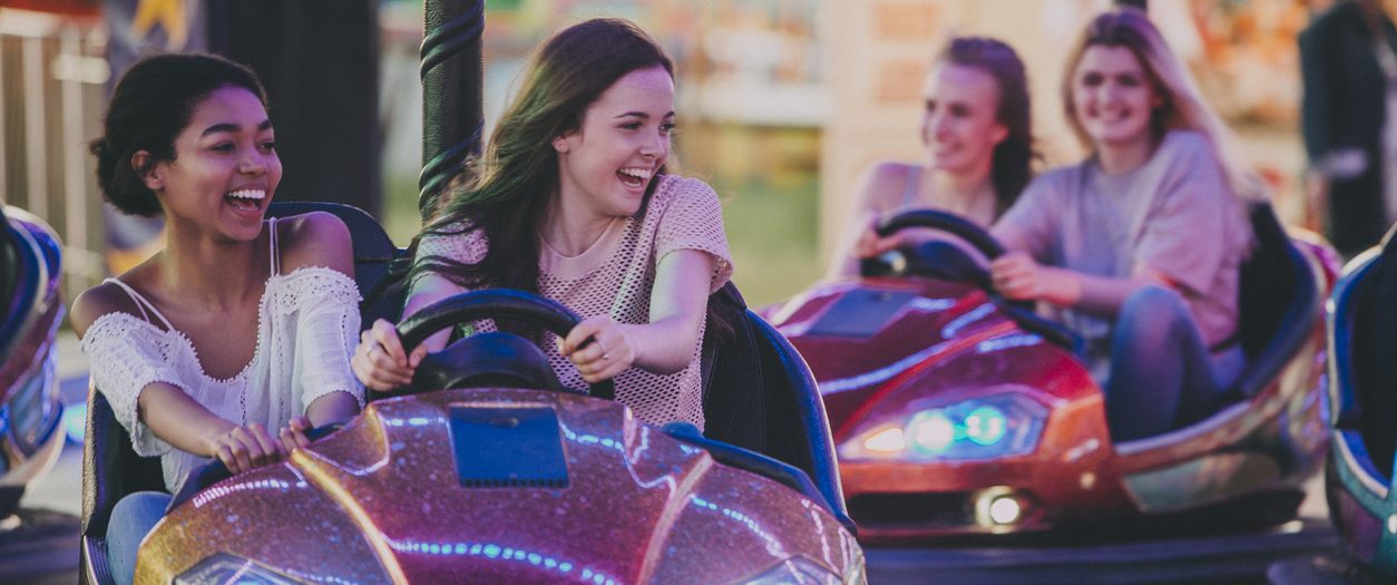 Dodgum cars at North Devon Family Attraction