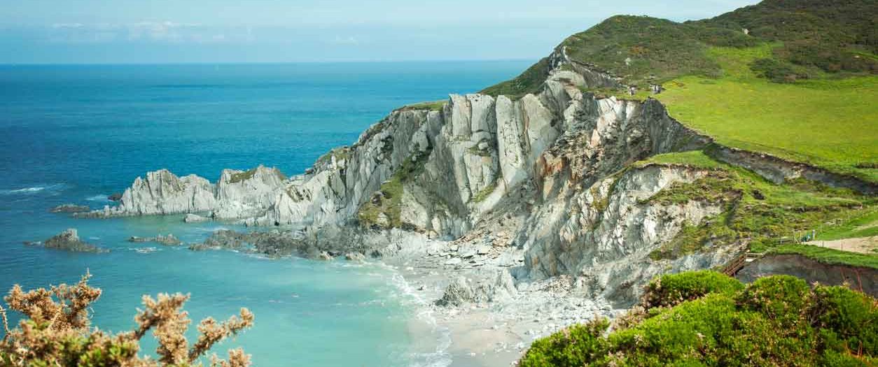 Mortehoe beach in North Devon