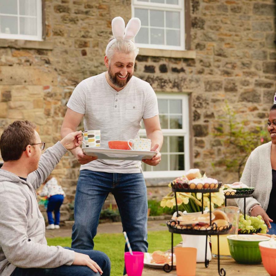 Large Easter family gathering at cottage in North Devon