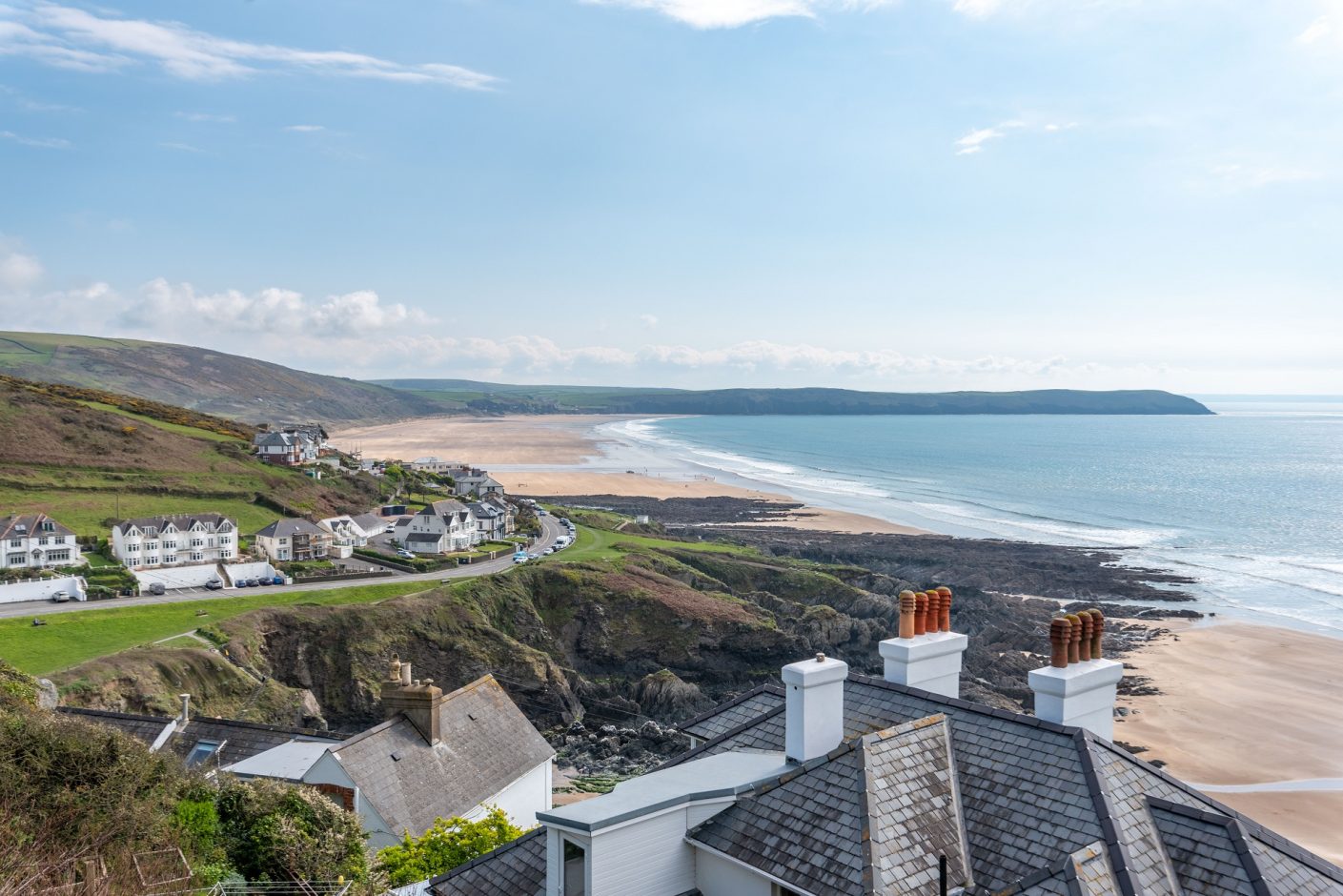 Sea View from Rock Pool Holiday Home in Woolacombe