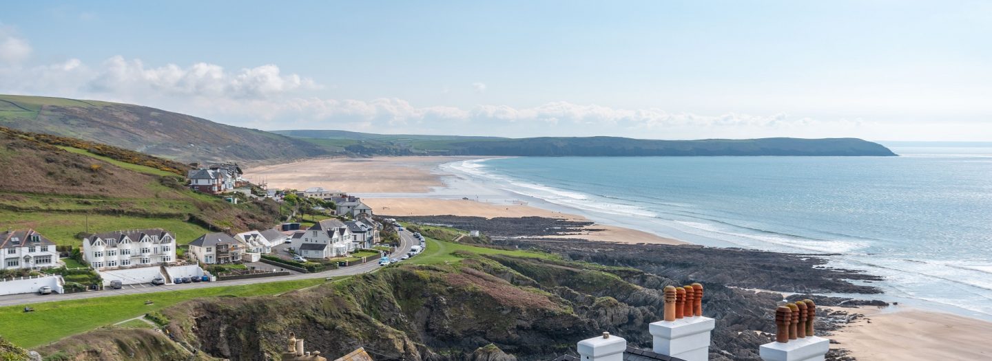 Sea View from Rock Pool Holiday Home in Woolacombe